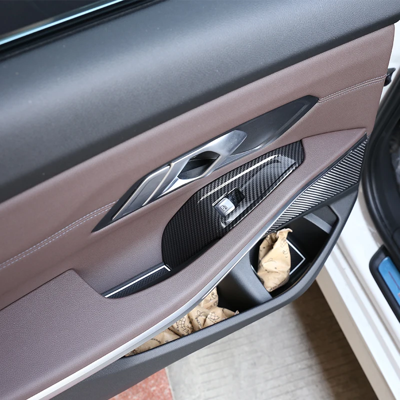 Для BMW 3 серии G20 2019 2020 Внутренняя дверь подлокотник окно Лифт кнопка панель Крышка