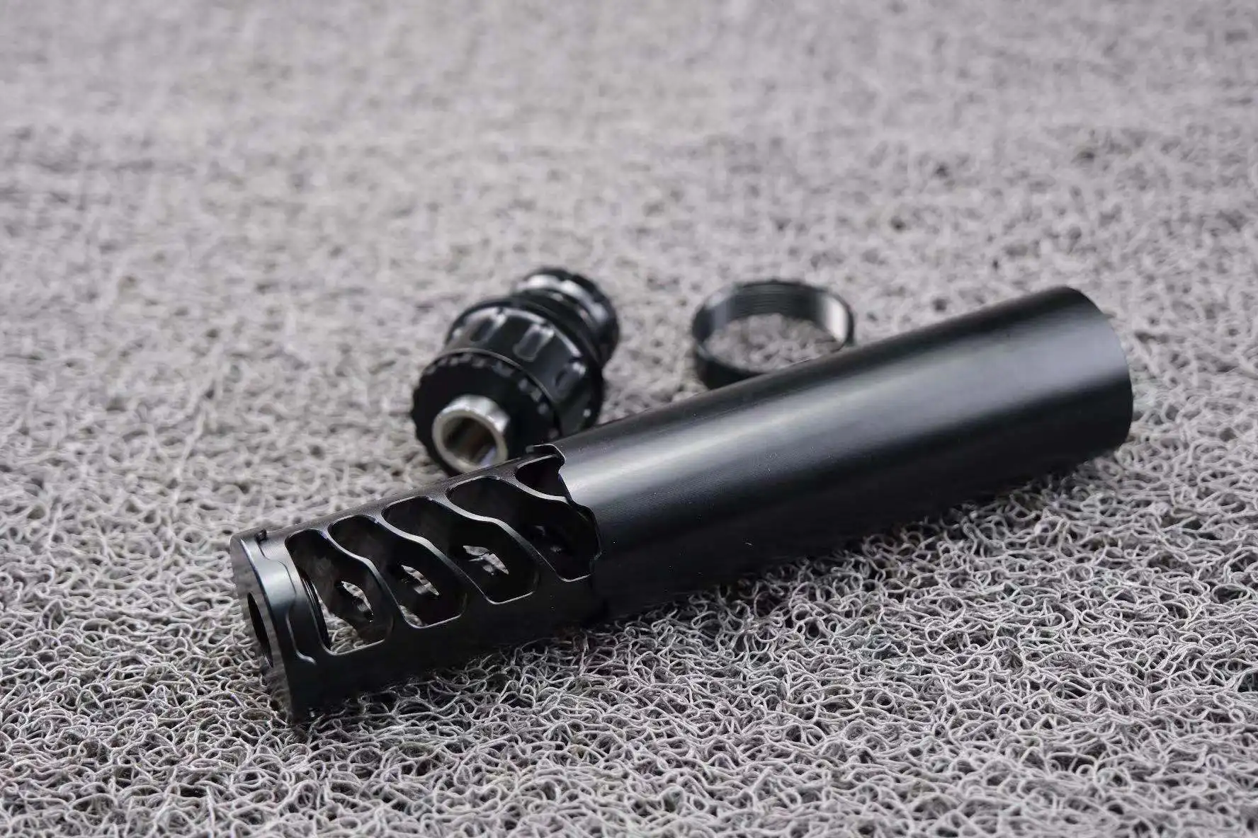 

6.5''L Alu Cleaning Tube 1-3/16x24 Single Core Cleaning Tube Filter 9.5mm Hole+1/2-28,.578x28,13.5x1LH Booster For 9mm