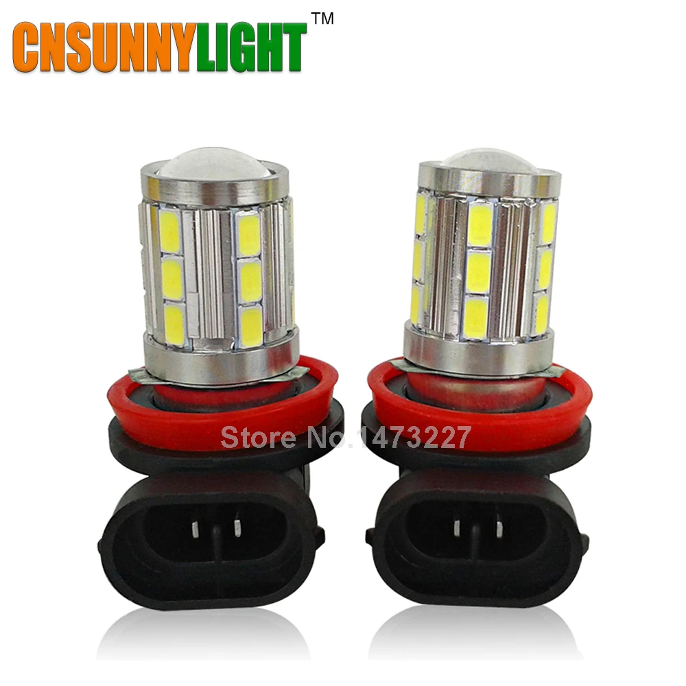 CNSUNNY светильник высокой яркости H11 H8 H9 21 светодиодный 5730 SMD автомобильный дневной