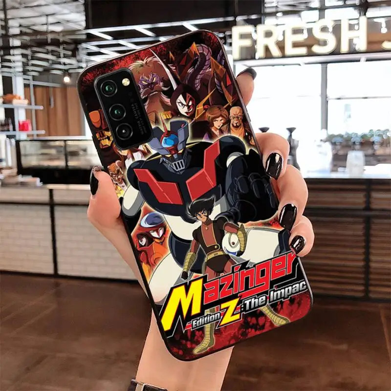 Черный мягкий чехол НЛО робот для телефона Samsung S20 plus Ultra S6 S7 edge S8 S9 S10 5G lite