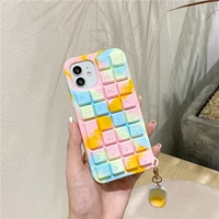 marca dragon keyboard with mouse phone case for iphone 13 12 11 pro xs max xr 6 7 8 plus x se2 luminous silicone cute back cover