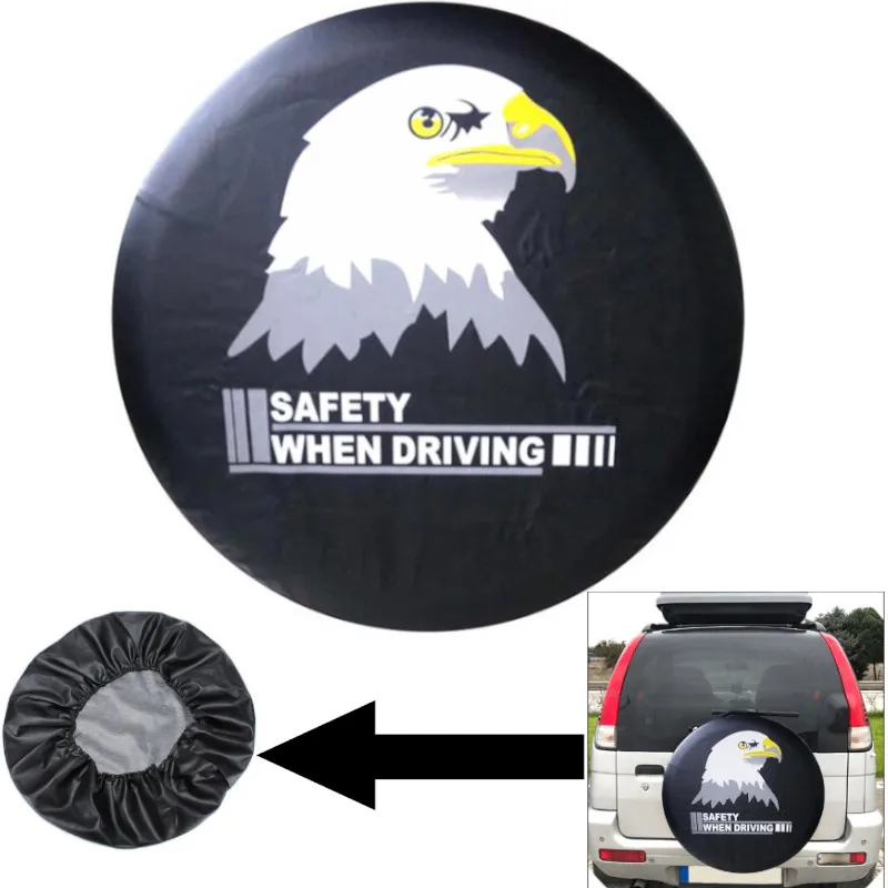 Чехол из ПВХ для запасных автомобильных шин защитный чехол 14 15 16 17 дюймов Toyota Suzuki