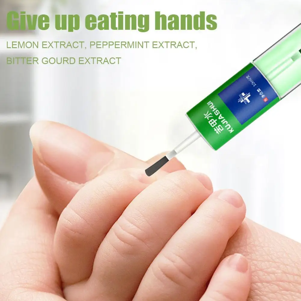 

10ml Anti-biting Finger Bitter Nail Water Edible For Infant Children No Bite Stop Nail Cuticle Biting Polish Bitter A4W9