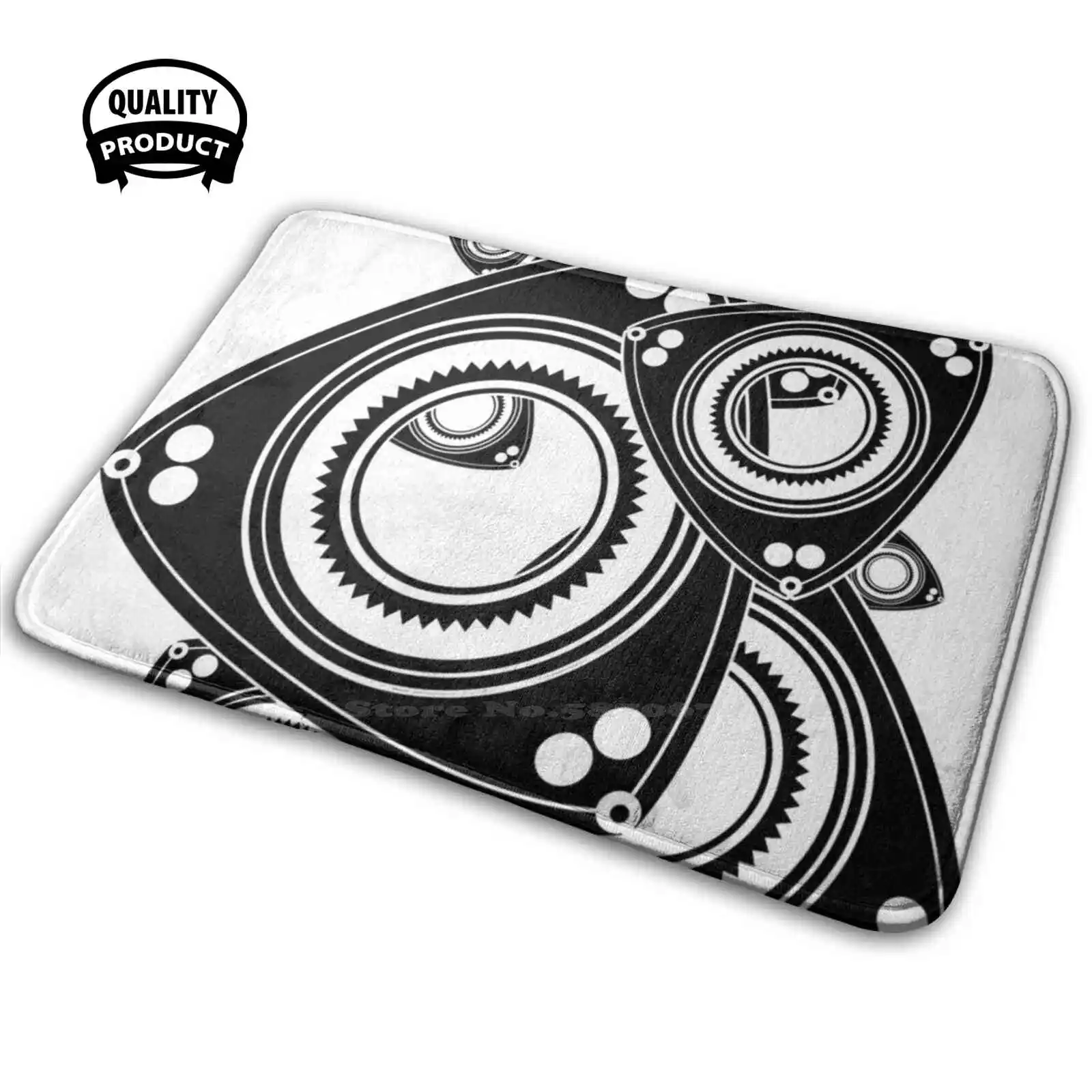 Роторный мягкий домашний Противоскользящий коврик с двигателем Dorito-Wankel для Mazda Rx7