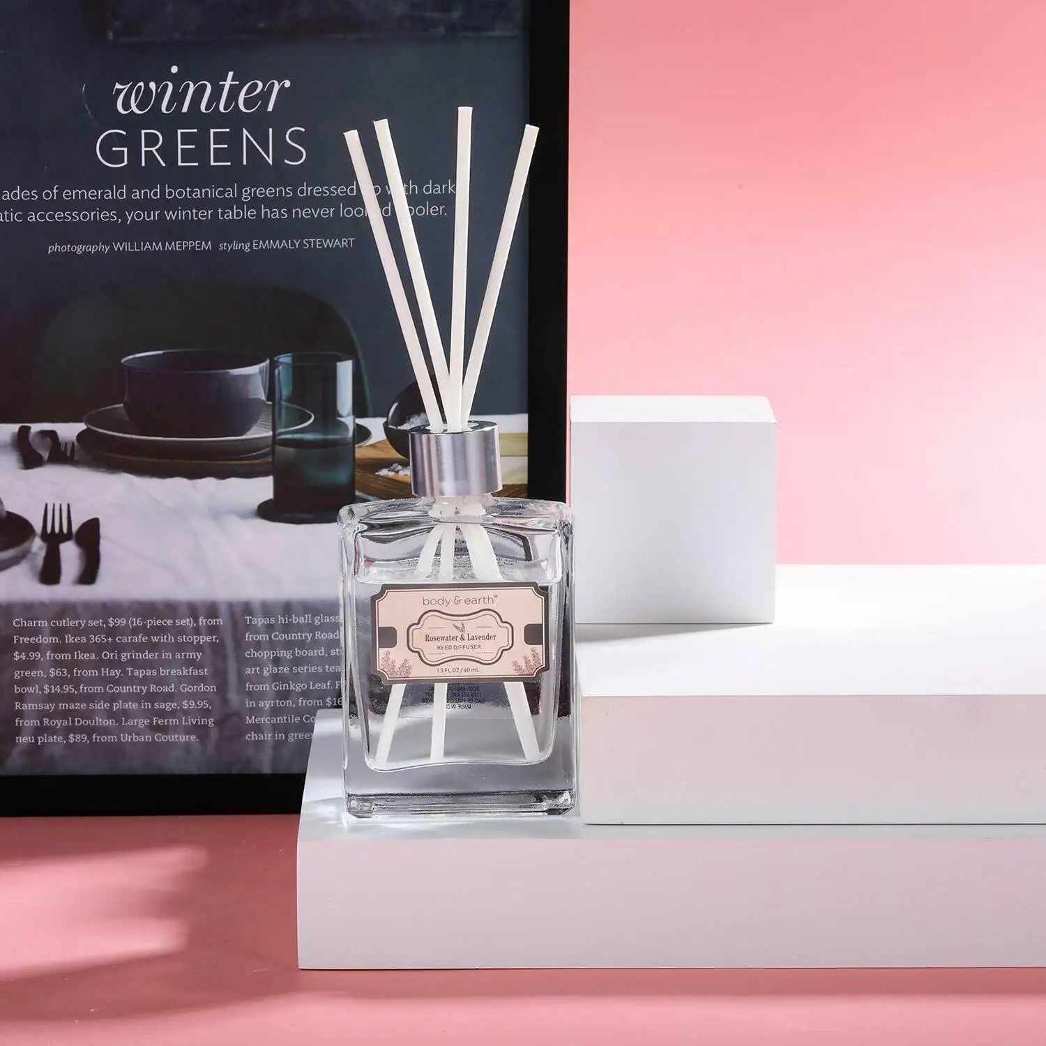 

Spa Gift Basket in Rosewater Lavender Scent, 10pcs Spa Gift Set for Women Holiday Home Relaxation