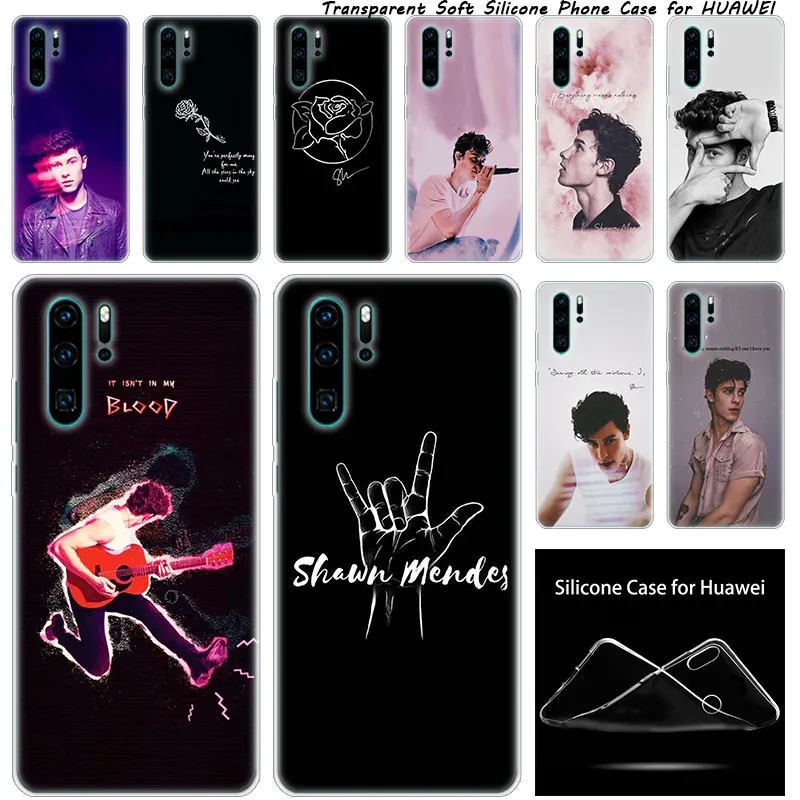 Роскошный силиконовый чехол Шон Мендес для huawei NOVA 3 3i 5 5i P20 P30 Pro P9 P10 P8 Lite 2017 P Smart Z