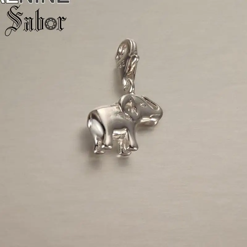 Модные шармы в виде слона Diy с животными подходят для оригинальных браслетов и