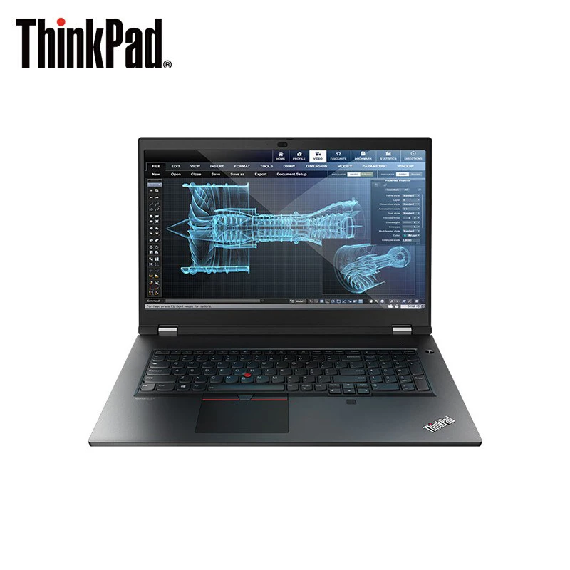 Lenovo ThinkPad P17 laptop Intel Xeon processor W-10855M Windows 10 Professional RTX 5000  64GB 2TB 17.3-inch 4K LED backlit
