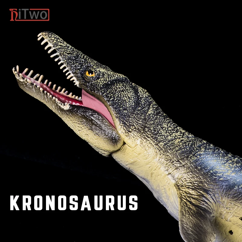 

HiTwo Original Prehistoric Savage Animals Kronosaurus Action Figures Sealife Model PVC Cognition Toys Gift For Kids