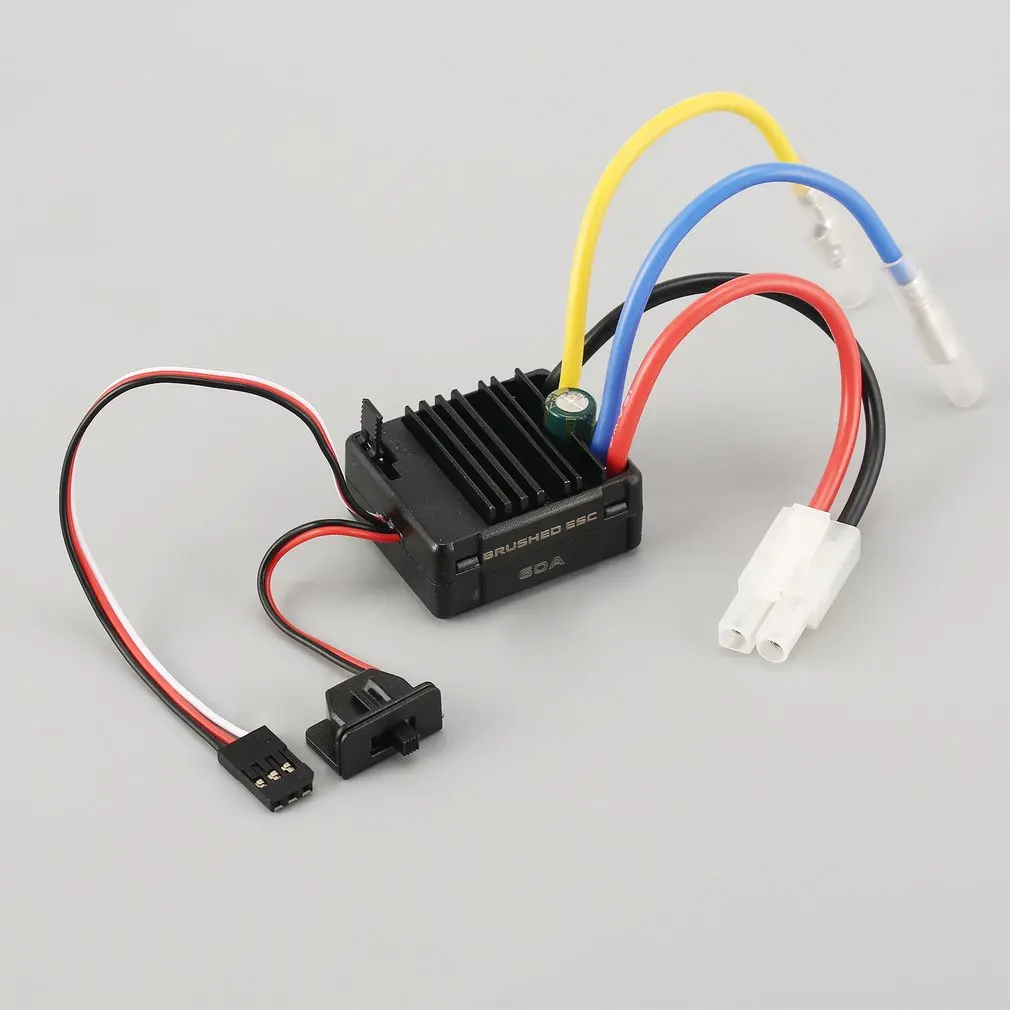 Электрический регулятор скорости Surpass Hobby Brushed 60A ESC с 5 В/2A BEC для Axial SCX10 RC4WD D90 1/10 RC