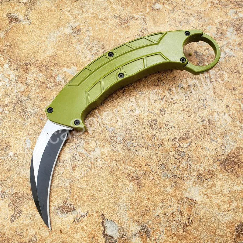 Нож-карамбит Komodo Dragon Тактический карманный складной клинок двойного действия из