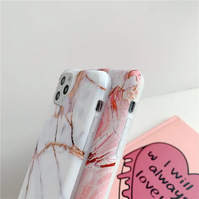 

Luxury Classic Glossy Granite Marble Shockproof Silicone Soft Case For Iphone 11 Pro Max X XS Max XR 7 8 Plus SE Back Cover