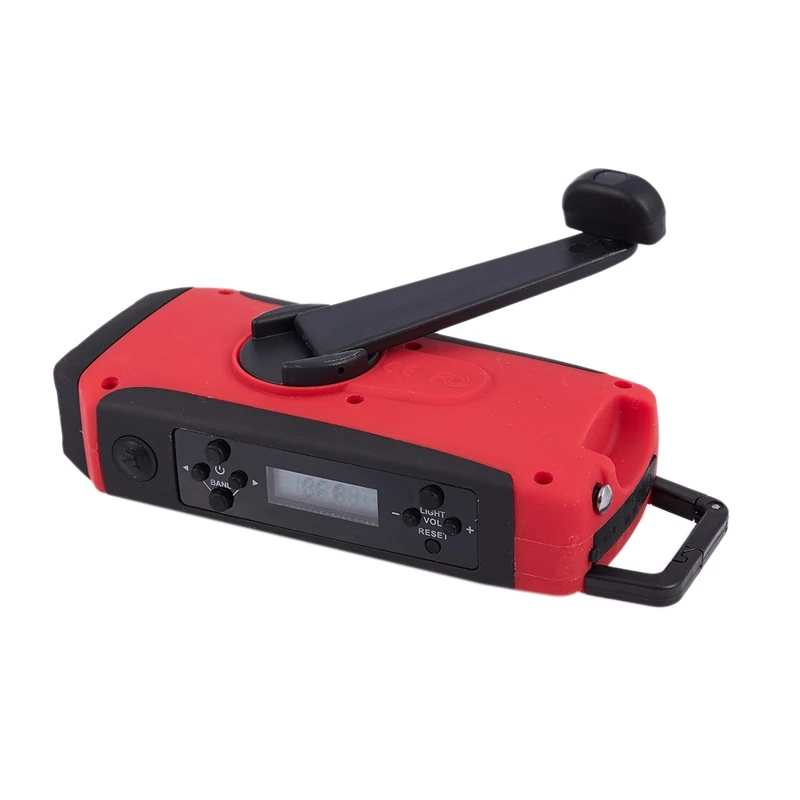 Аварийный Солнечный ручной фонарик Электрический фонарь Динамо Яркий 3