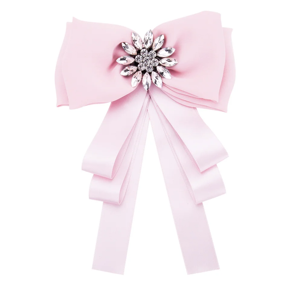 Модная многослойная большая брошь бабочка i Remiel лента галстук женский костюм