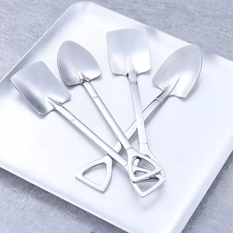 Набор столовых приборов из кофейной ложки в стиле ретро ложка лед нержавеющей