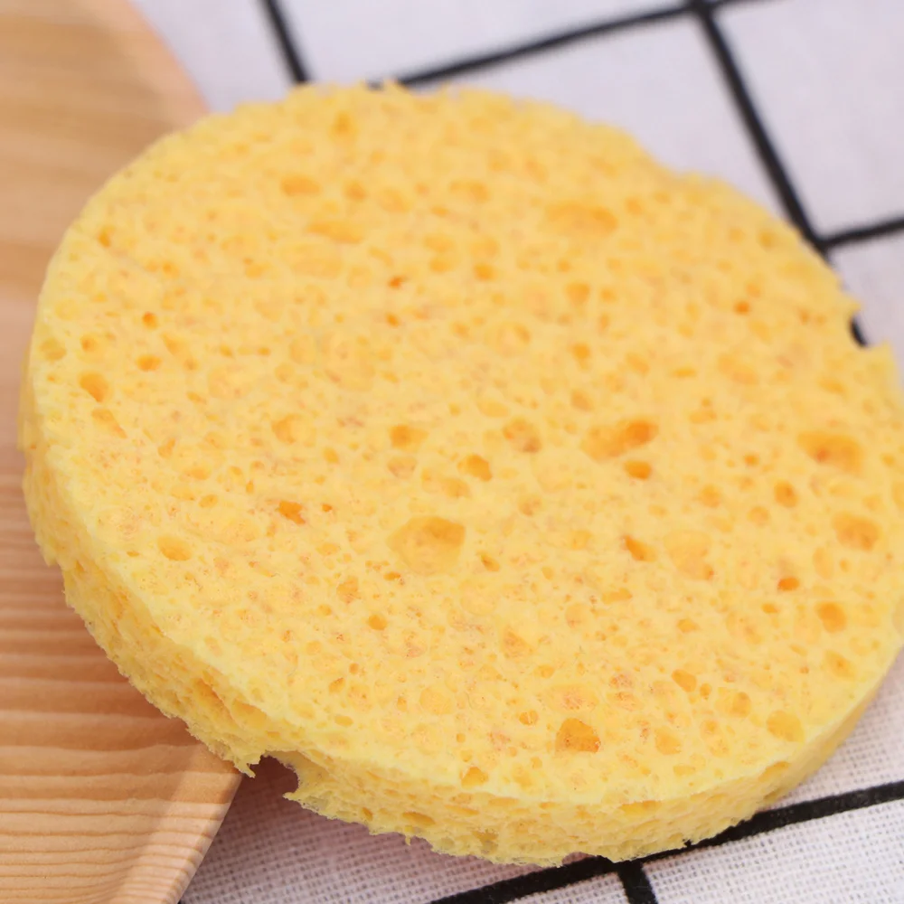 

12pcs Natural Cellulose Facial Sponge Cleaning Face Scrub Puff Exfoliating Pads Sponge