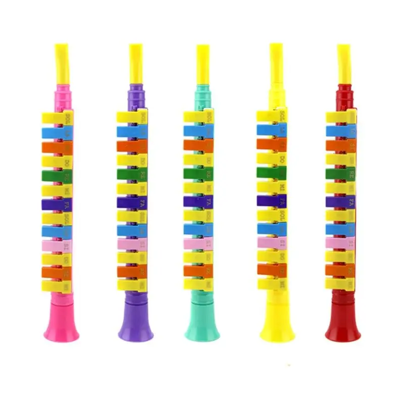 10 шт./партия, многоцветные легкие пластиковые трубки для пианино