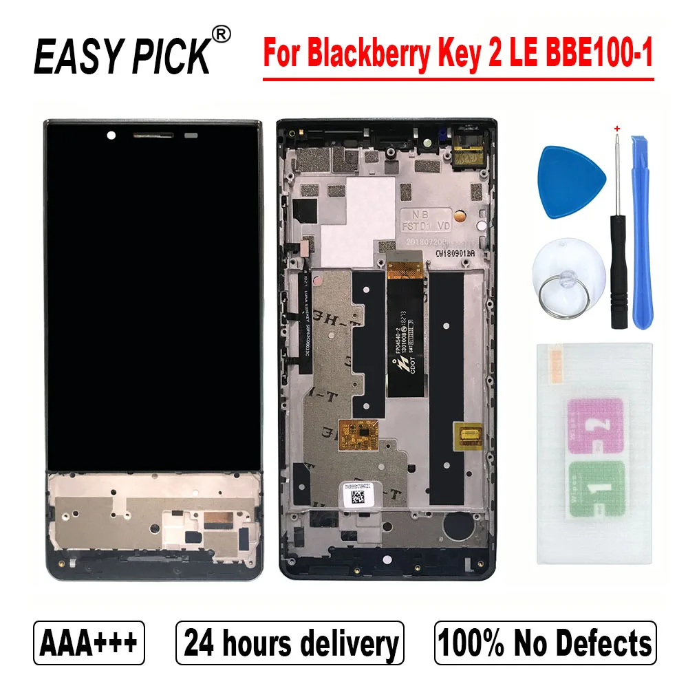 Для Blackberry ключ 2 LE BBE100 1 4 5 ЖК дисплей Дисплей кодирующий преобразователь