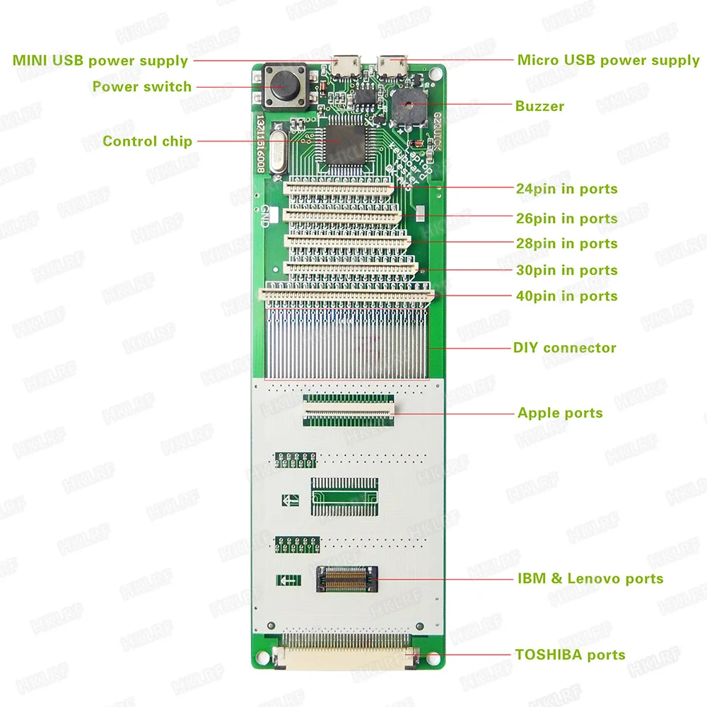 2 шт QK AK5 ноутбук прибор для проверки клавиатуры испытательное устройство машина