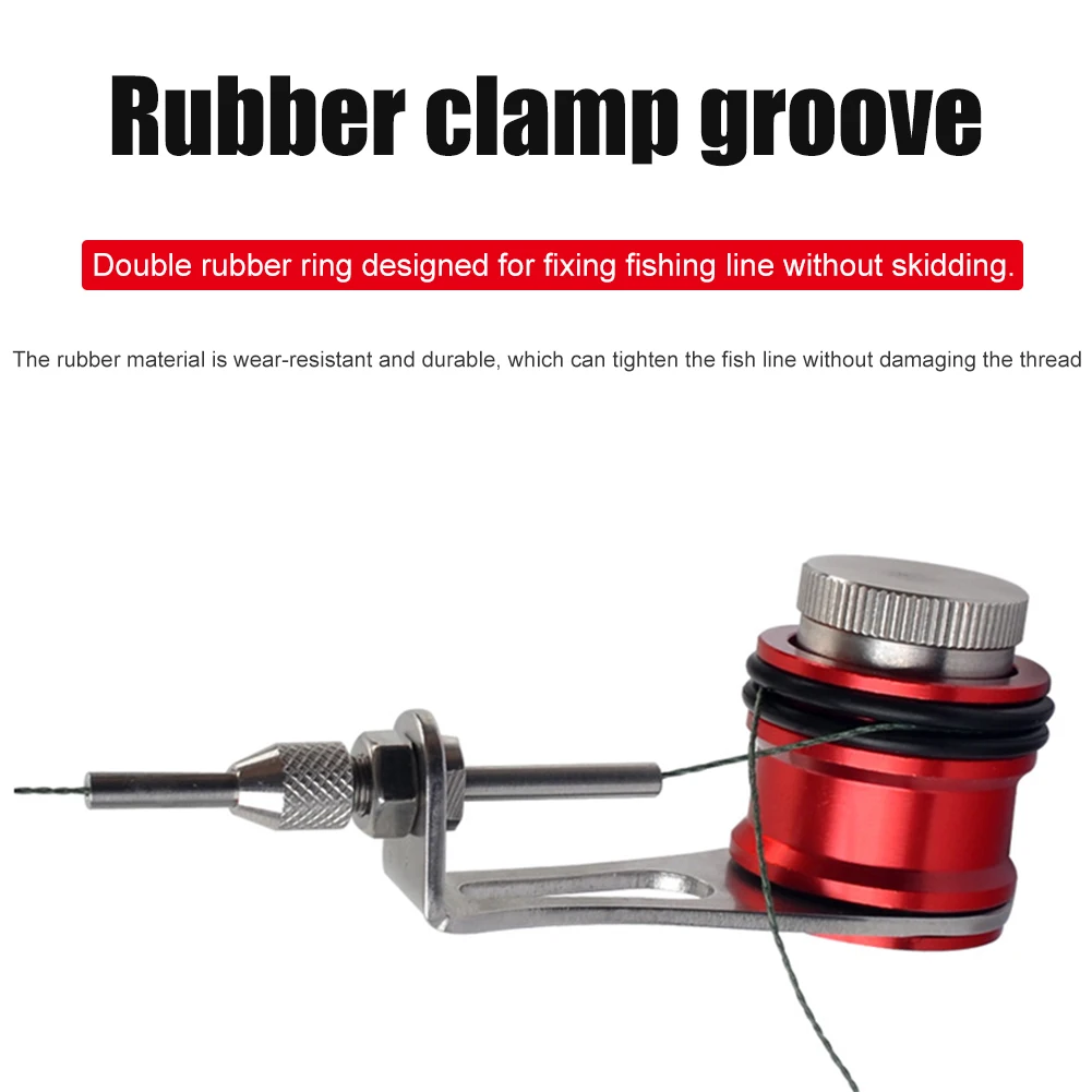 

Portable Bobbin Knotter Wire Tool Winder GT Knot Machine Fishing Line Machine for Outdoor Fishing Portable Accessories