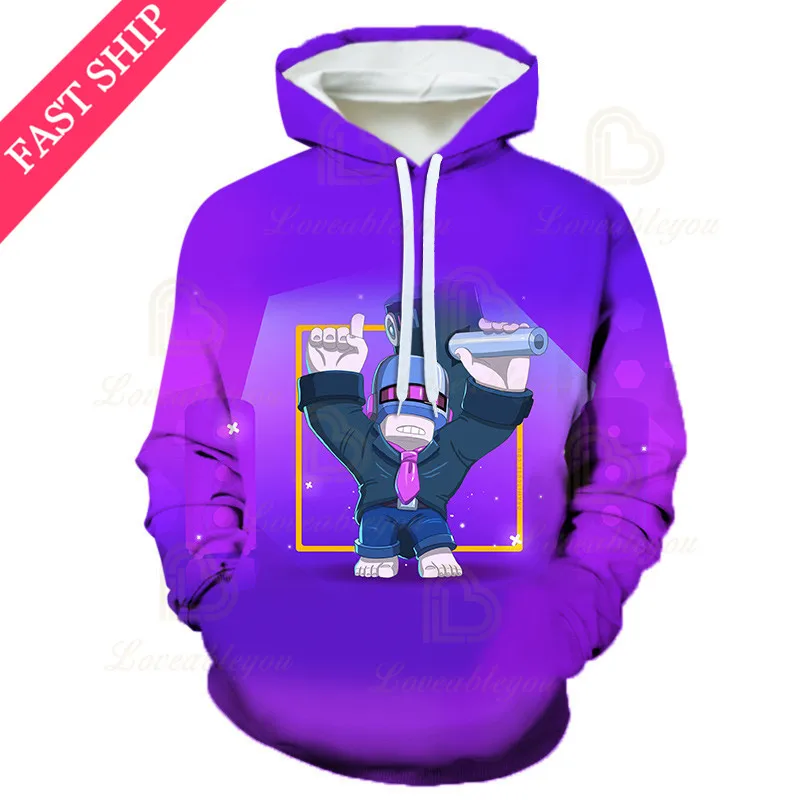 

3d Hoodie Mr.P and Stars, Browlers 2021 NEW Frack Kids Tops Girls Boys Clothes Harajuku Jacket Children Shark MAX Sweatshirt