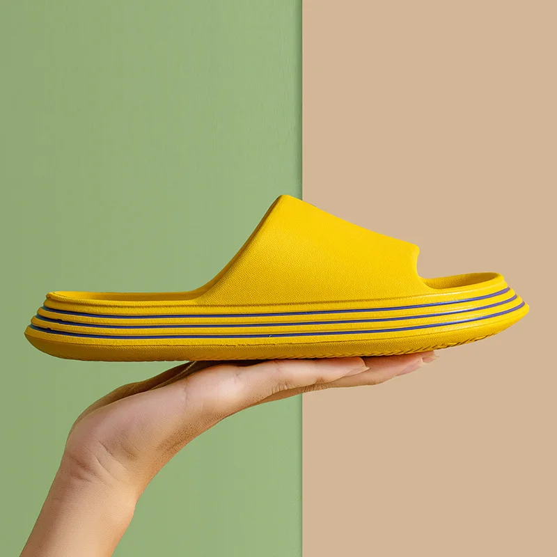 

2021 New House Children Bath Slippers Comfortable EVA Summer Boys Girls Bedroom Slippers Non-slip Home Kids Heel Shoes