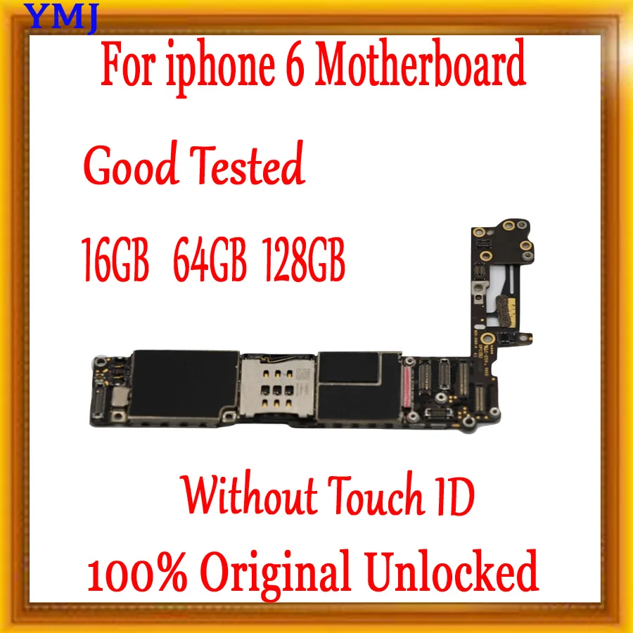 Материнская плата для iPhone 6 16 ГБ/64 Гб/128 ГБ без Touch ID оригинальная материнская с