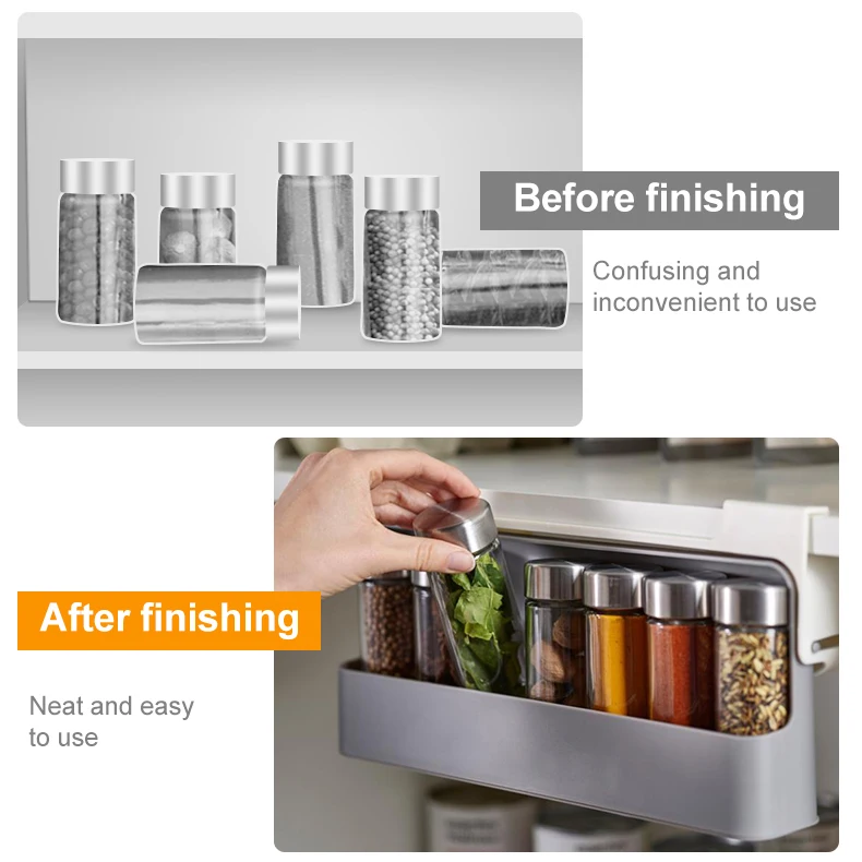 kitchen spice organizer seasoning bottle storage rack cabinet organizer spice bottle storage rack kitchen supplies storage free global shipping