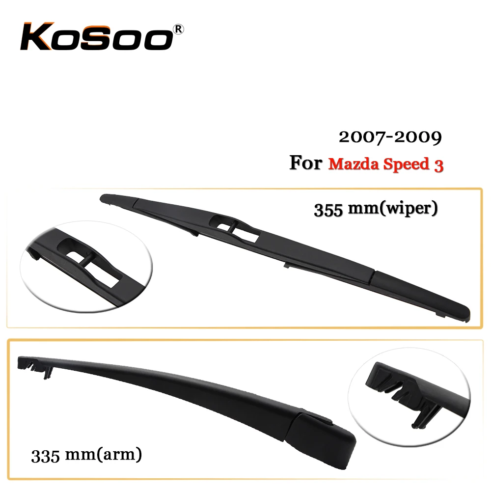 

Чехол для заднего стекла автомобиля, для Mazda Speed 3 ,355 мм 2007-2009