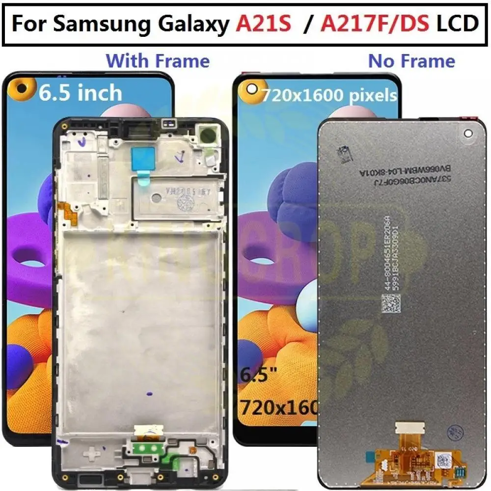 

AMOLED LCD экран Digitizer Замена для Samsung Galaxy A21S A217 SM-A217F/DS монитор