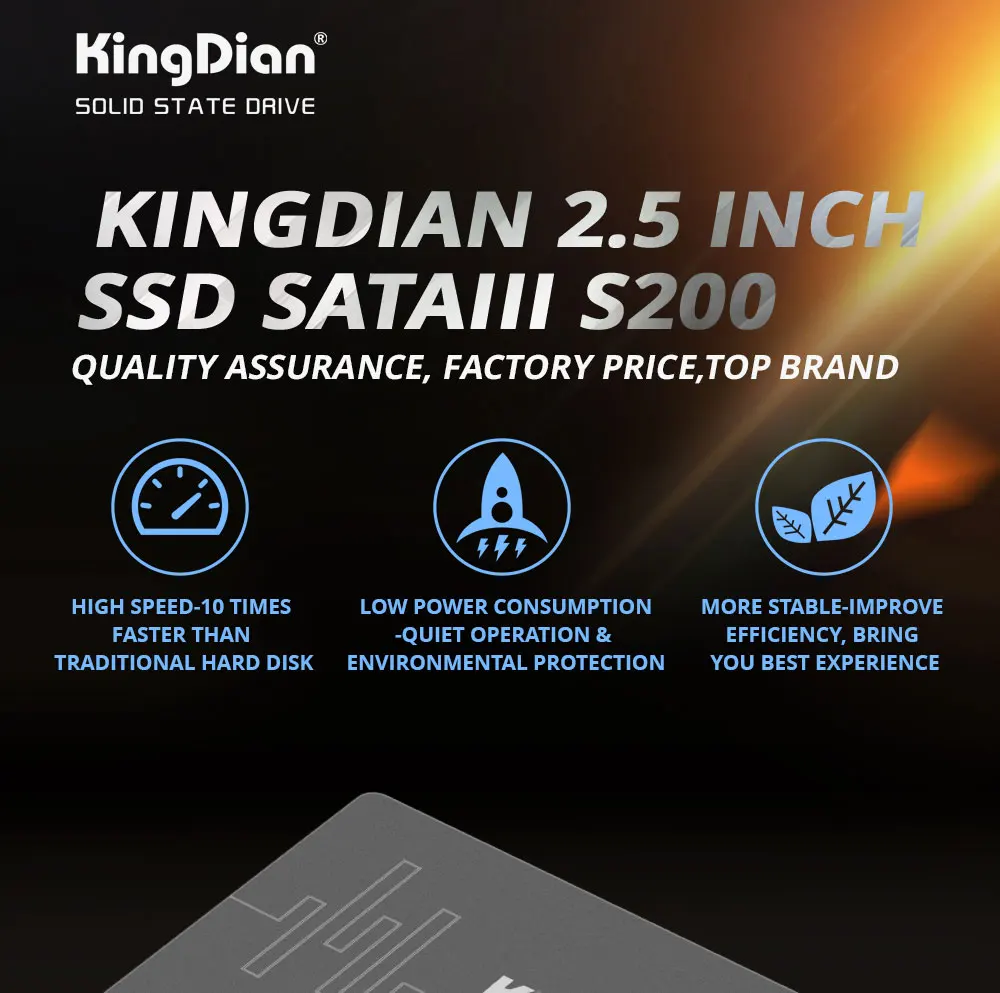 KingDian SSD 1 ТБ SATA 120gb 480gb SSD 240 gb HD SSD 2,5 ''HDD твердотельный диск Жесткий диск SATA3 для настольного ПК