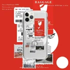 Роскошный чехол для телефона с этикеткой и штемпером для iPhone 11 12 Pro xs Max 6 6S 7 8 Plus X XR 12 Mini, мягкий прозрачный чехол из ТПУ с QR-кодом