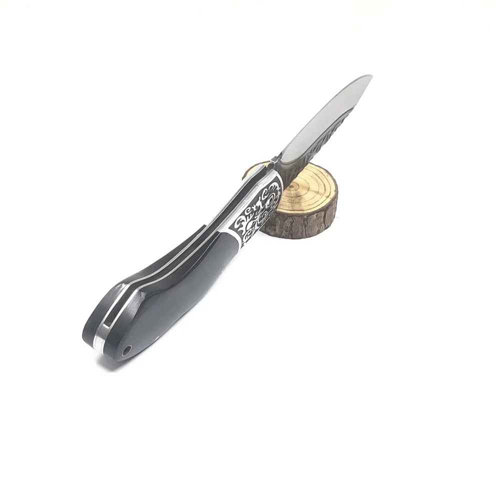 High Hardness Folding Knife Damascus Survival Tactical Pocket Wood Handle Outdoor Self-defense Hunting Knives Camping Tool | Инструменты