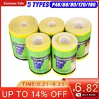 5 м оксид алюминия шлифование наждачной бумагой рулон 40 60 80 120 180 зернистый рулон из песчаной бумаги Деревообработка Металлообработка абразивный инструмент