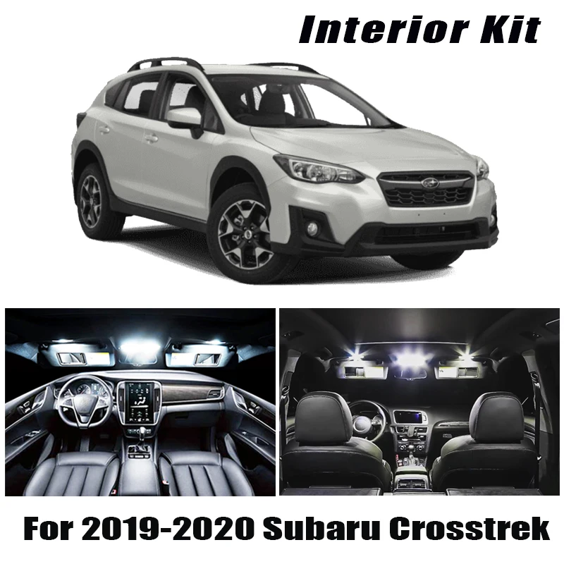 8 шт. автомобильные лампы без ошибок для Subaru Crosstrek 2019 2020|Сигнальная лампа| |