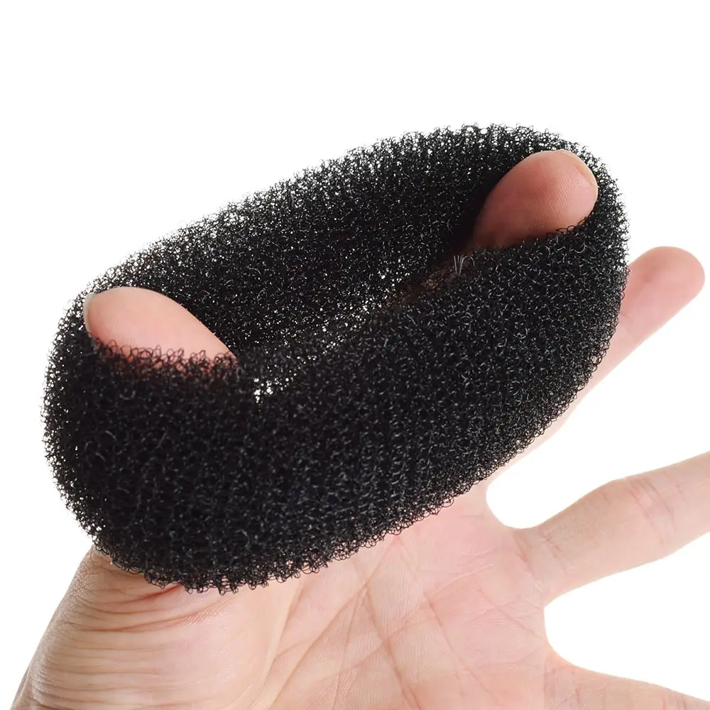 2021 Простой Черный Новинка укладки пончик резинка для женщин детские волосы