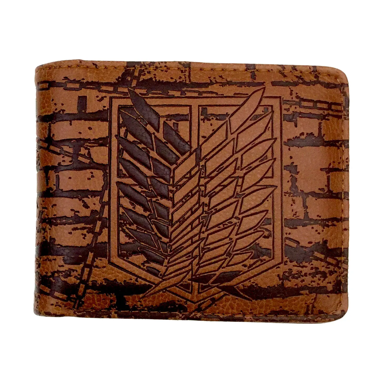 Кошелек из искусственной кожи с японским мультяшным аниме атака на Титанов