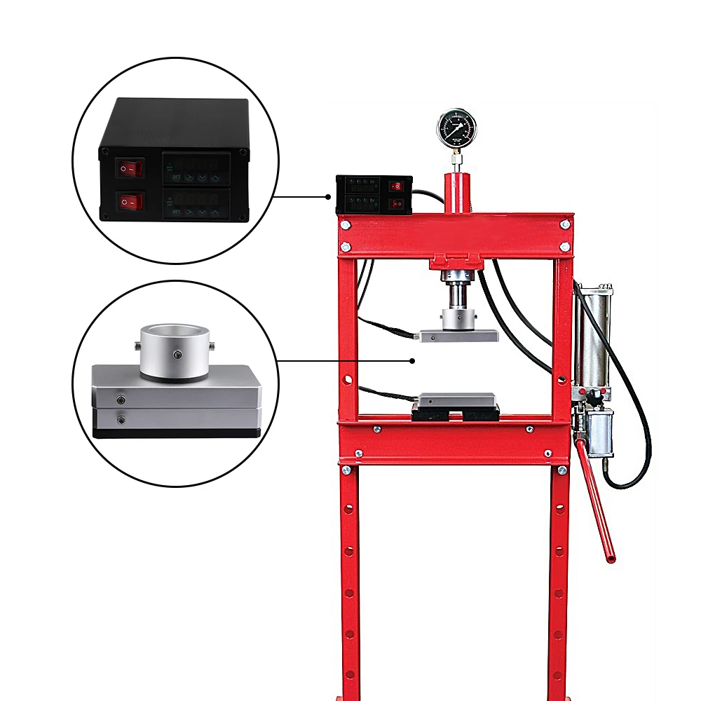 20 тонн пресс канифоль пластина с двойными 4*7 дюймов пластины нагрев подходит для