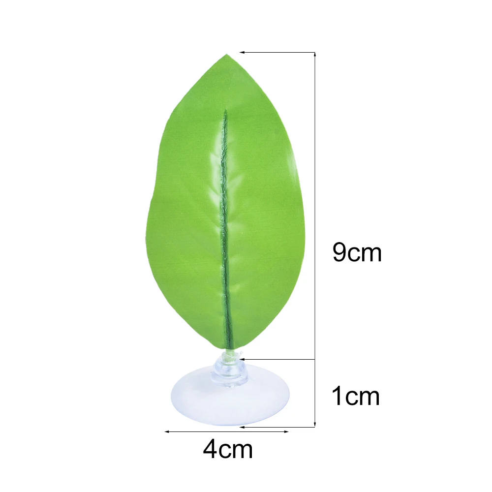 Aquarium Decoration Fish Tank Betta Leaf Pad Landscape Plastic Suction Cup Hammock A | Дом и сад