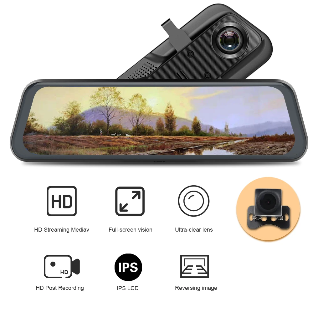 Видеорегистратор в зеркале заднего вида FHD 1080P|Видеорегистраторы| |