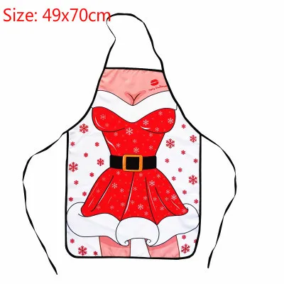 Apron A Новые рождественские украшения для дома, кухни, Скалка, фартук, висячий флаг, муфта, Настольная дорожка, наклейка, рождественские принадлежности - Цвет: Apron A