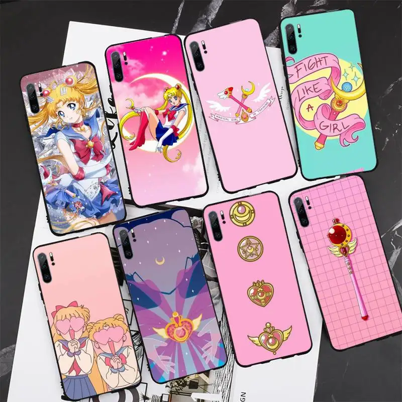

Lovely Sailors Cute Moon Phone Case for Xiaomi mi5x mi6 mi6x mia2 mi8 mi9 mi10 note2 note3 note10 pro max plus 10 lite cover