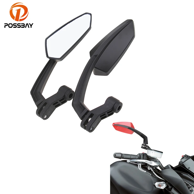 Универсальные мотоциклетные зеркала POSSBAY зеркало заднего вида для Harley Ducati Suzuki