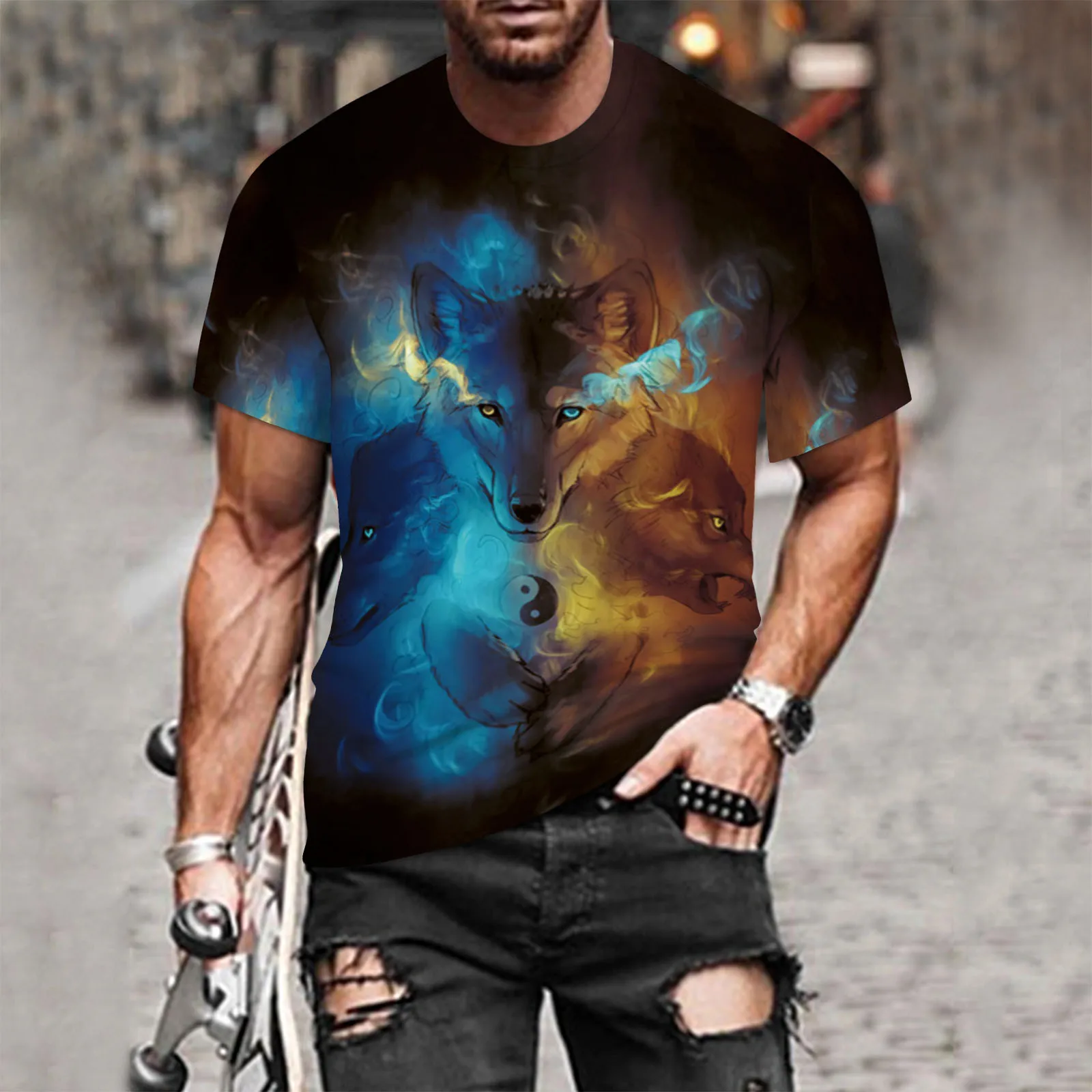 

New T Shirt for Men and Women Spring Summer Casual Slim 3D Printed Short Sleeve T Shirt Top T-Shirt Men Casual Tops