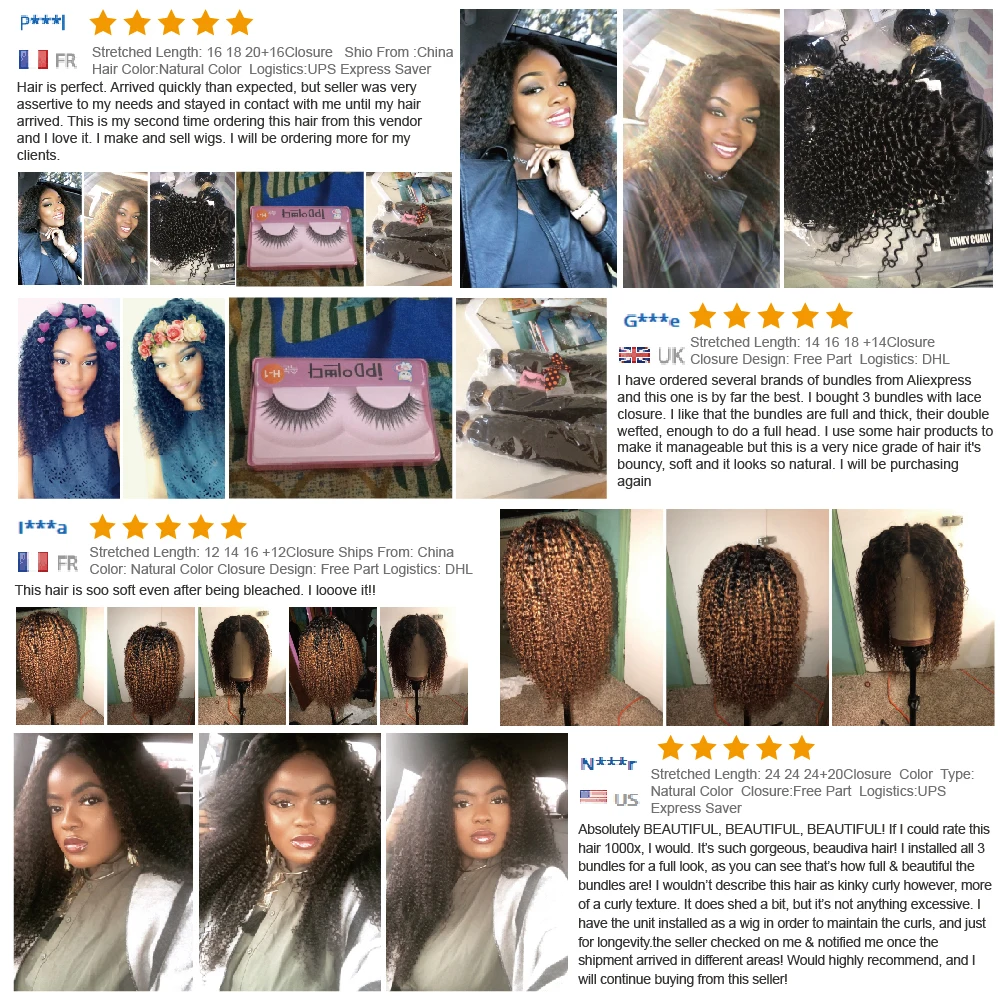 Beaudiva волосы малазийские кудрявые вьющиеся волосы пряди Remy человеческие волосы для наращивания натуральный цвет можно купить пряди с закрытием