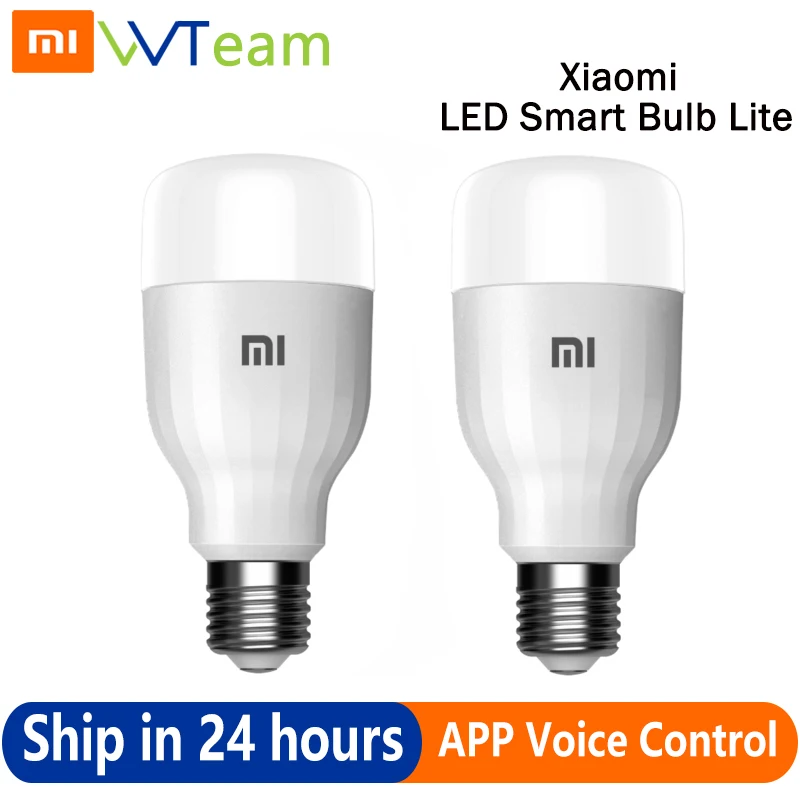 Глобальная светодиодная смарт лампа Xiaomi Mi Essential Wifi приложение Голосовое