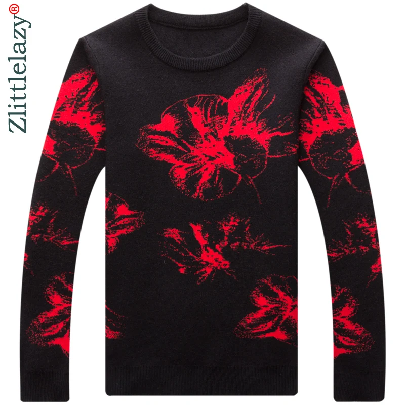 Мужской свитер с кроликом плотная майка вязаный 54203|Джемперы| |