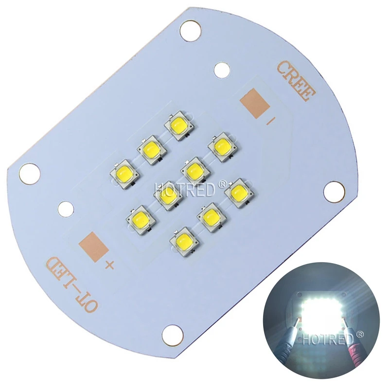 Cree XLamp XP-G2 XPG2 50 Вт 100 Вт светодиодный белый/теплый белый высокомощный светодиодный светильник медная печатная плата для дома/уличного освещения