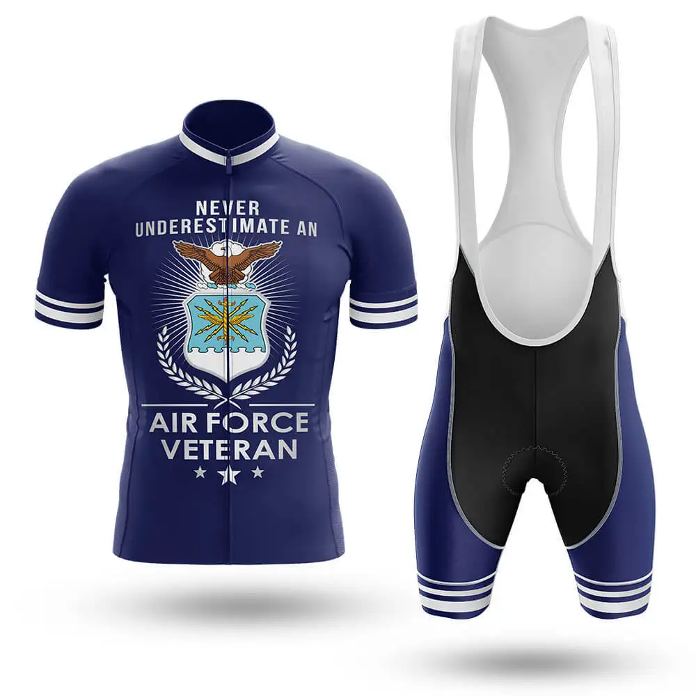 

U.S. Air Force Veteran Cycling Sets Summer Cycling Jersey Set Road Bicycle Jerseys MTB Bicycle Wear Breathable Cycling Clothing
