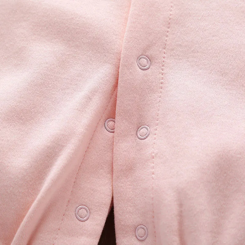 Модная одежда для малышей однотонные комбинезоны девочек Детский комбинезон с